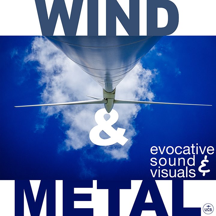 Wind and Metal sound effects library by Evocative Sound and Visuals cover image.