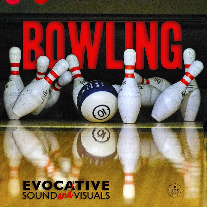 Bowling sound effect library by Evocative Sound and Visuals.